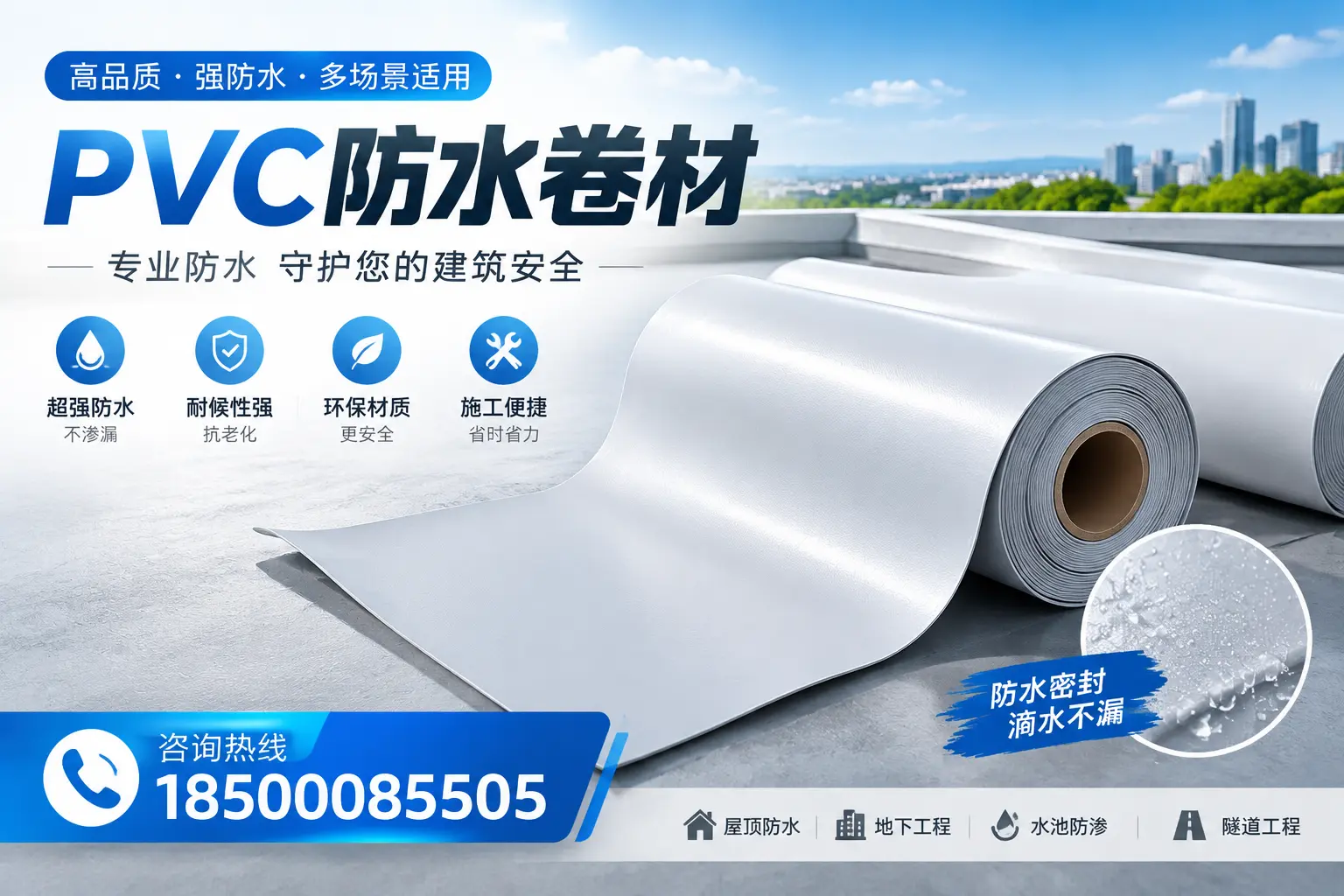 PVC防水卷材的市场竞争分析，天门品牌选择参考
